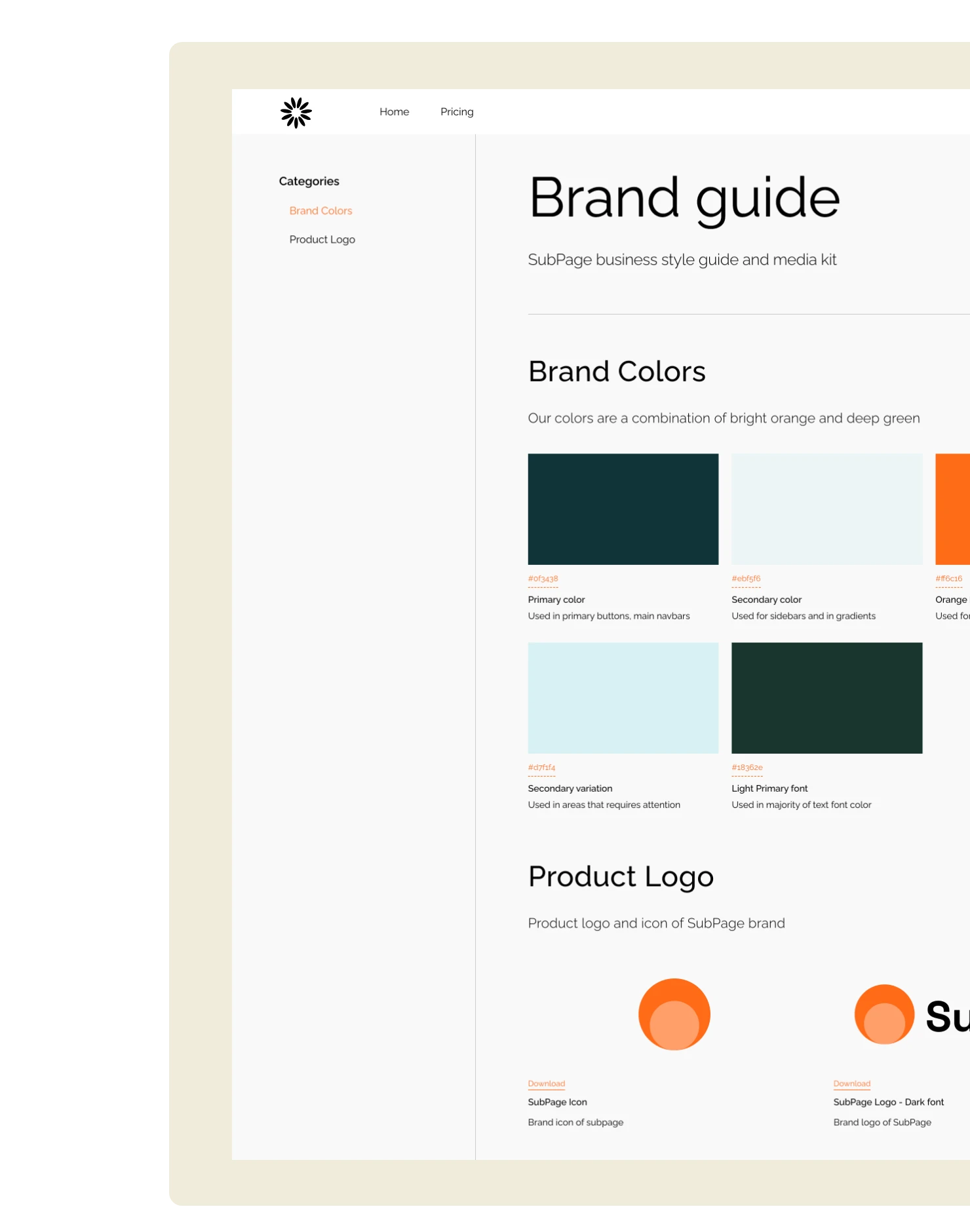 Create BrandGuide